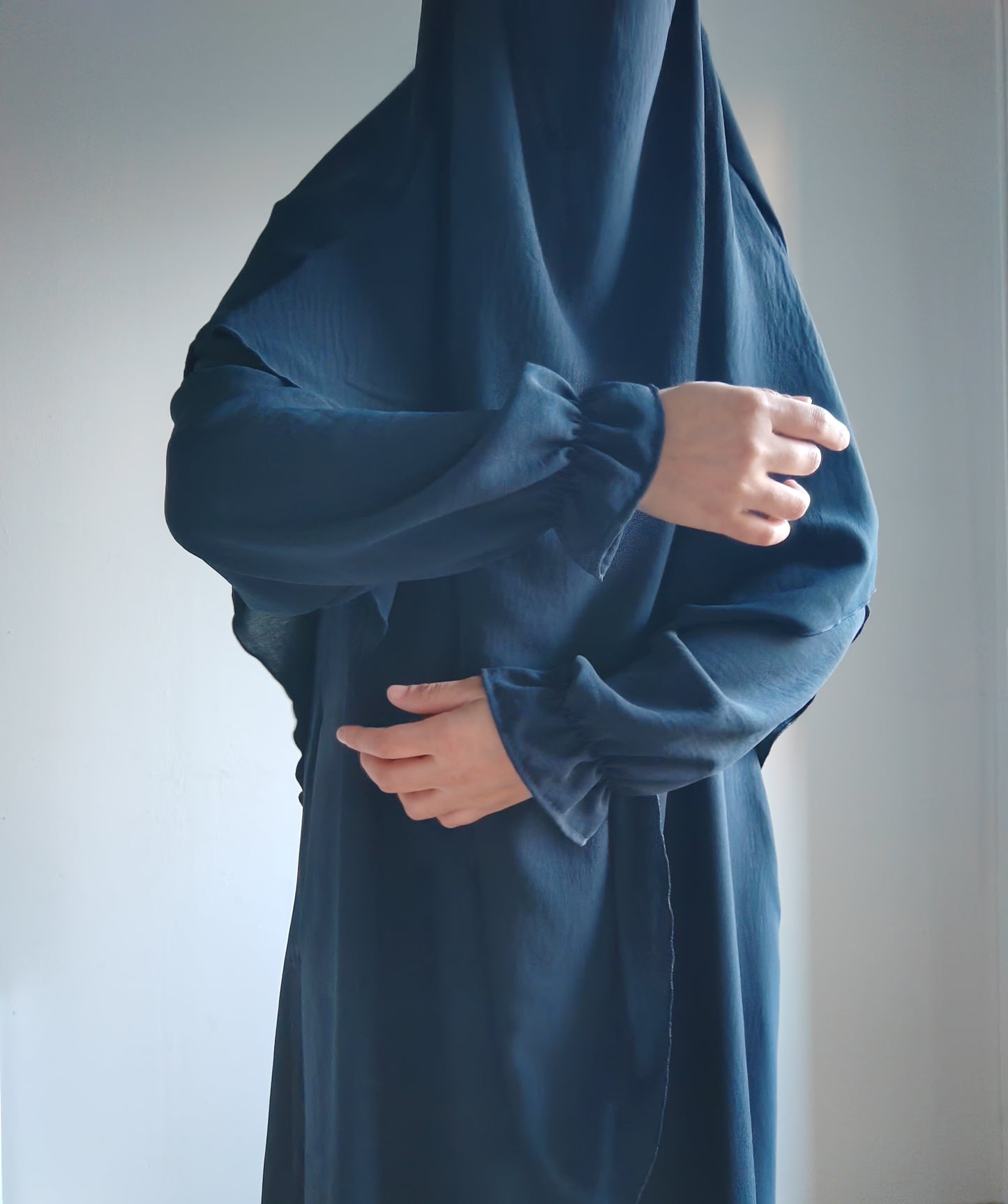 Khimar Jazz Bleu