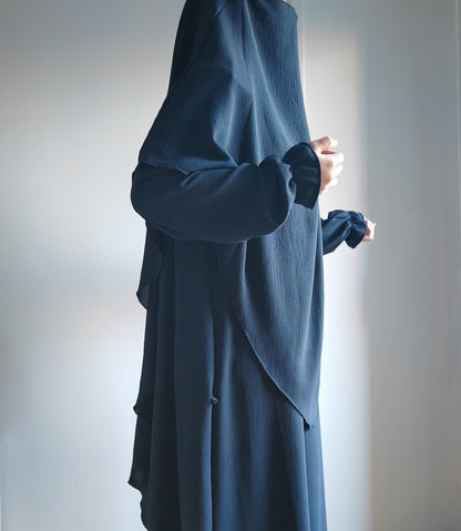 Khimar Jazz Bleu